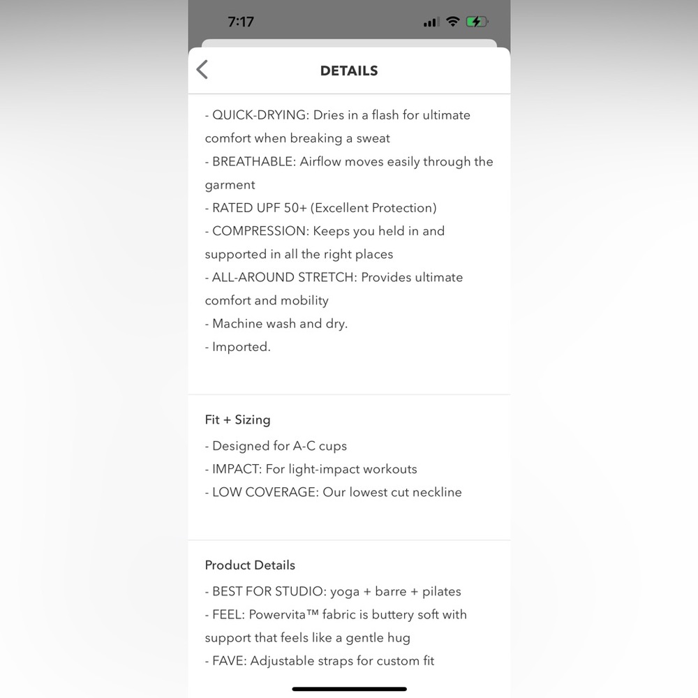 NWT Athleta Elation Bra (A-C) size XS - Picture 3 of 11